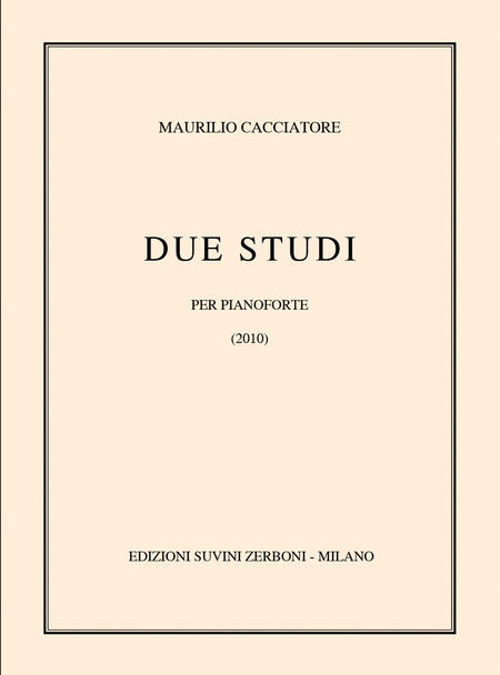 Due Studi (2010) Per Pianoforte (8)