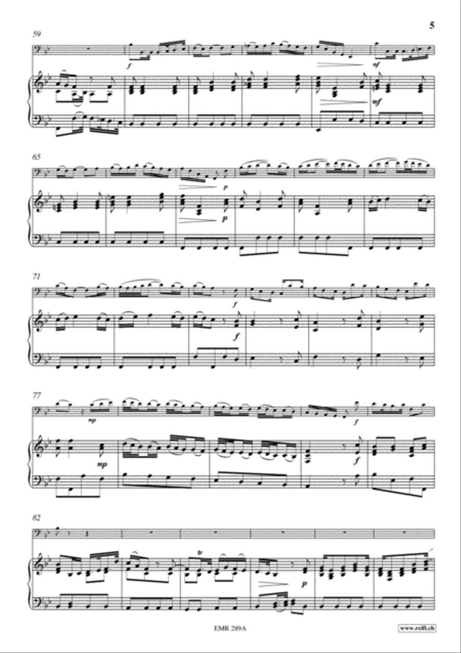 Concerto No. 6 Trombone scores gallery preview page 6