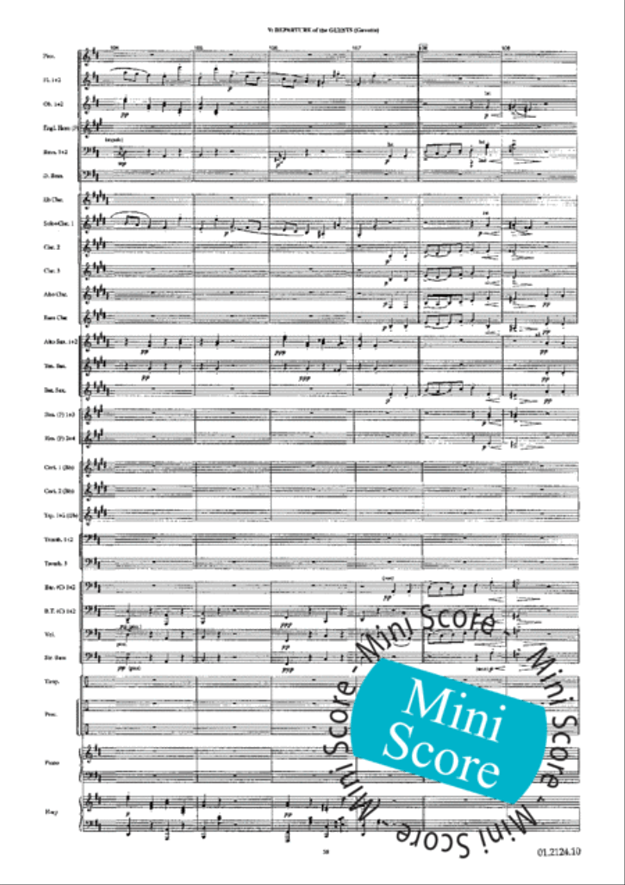 Romeo and Juliet Concert Band scores gallery preview page 62