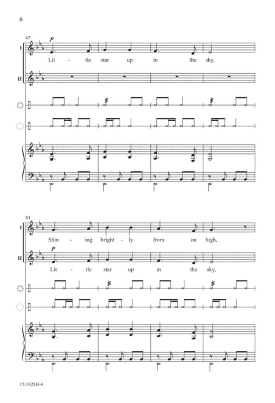 Little Star Little Star 2-Part scores gallery preview page 7