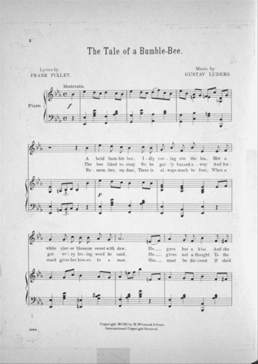 The Tale of a Bumble Bee Voice scores gallery preview page 2