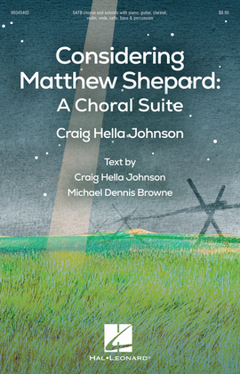 Book cover for Considering Matthew Shepard: A Choral Suite