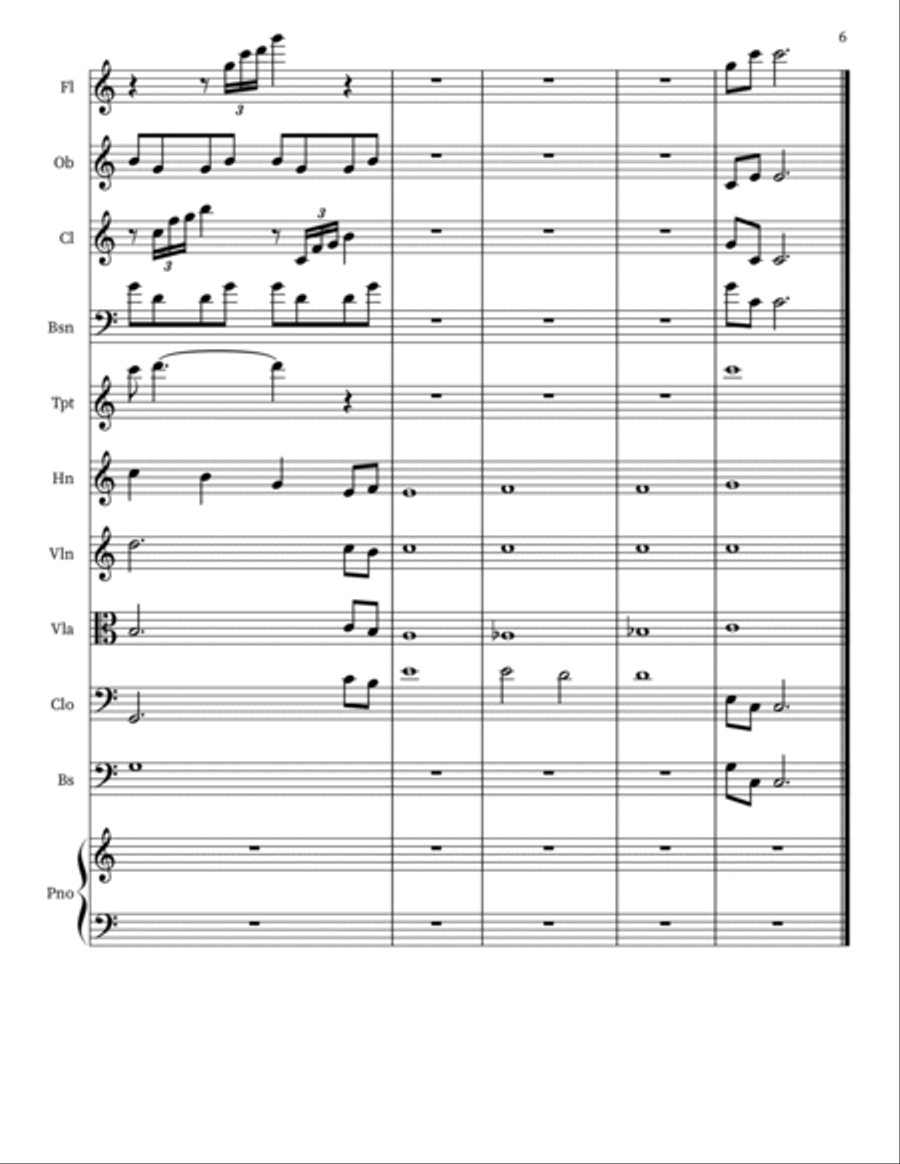 Triumphal Orchestra Sketch Orchestra scores gallery preview page 6