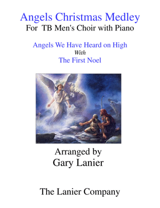 Book cover for ANGELS CHRISTMAS MEDLEY (TB Men's Choir with Piano)