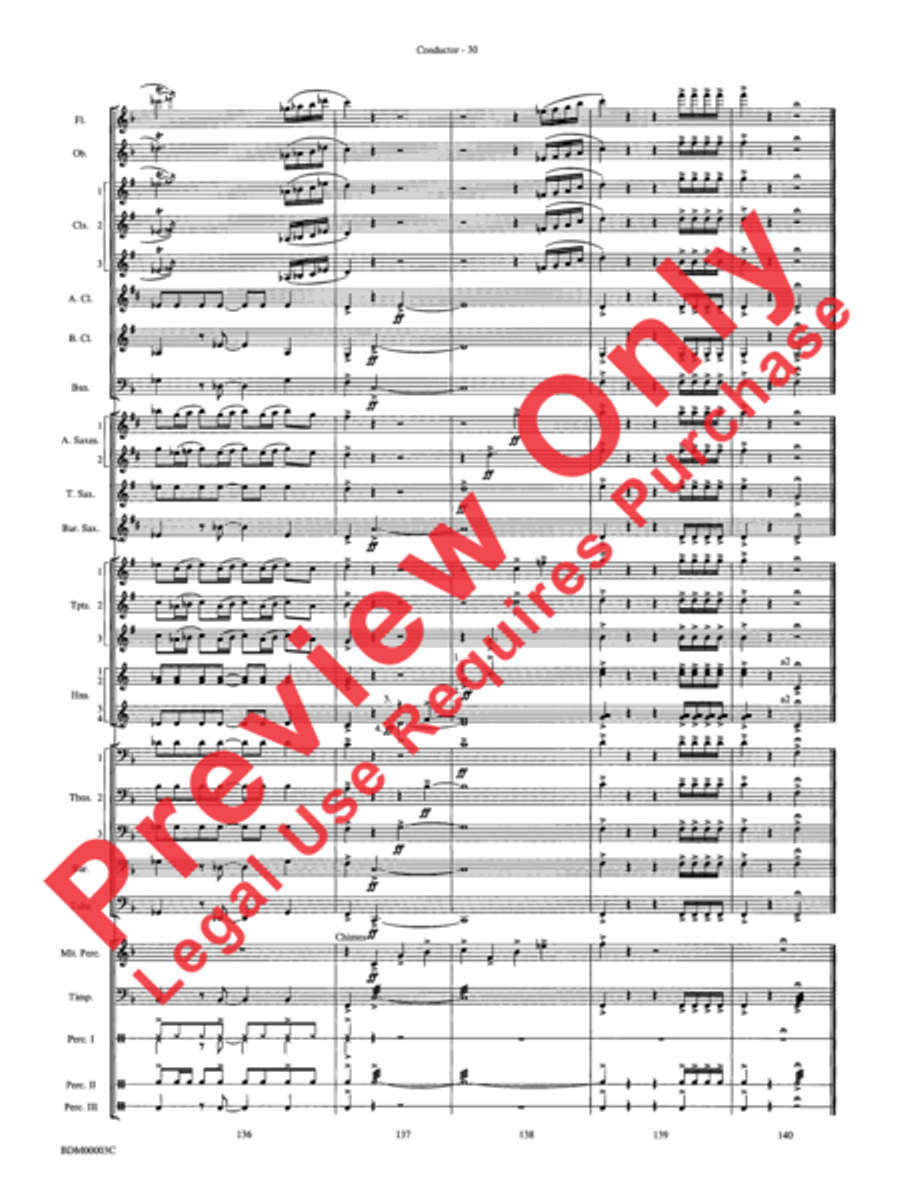 Overture de Argentina Overture de Argentina Concert Band scores gallery preview page 32