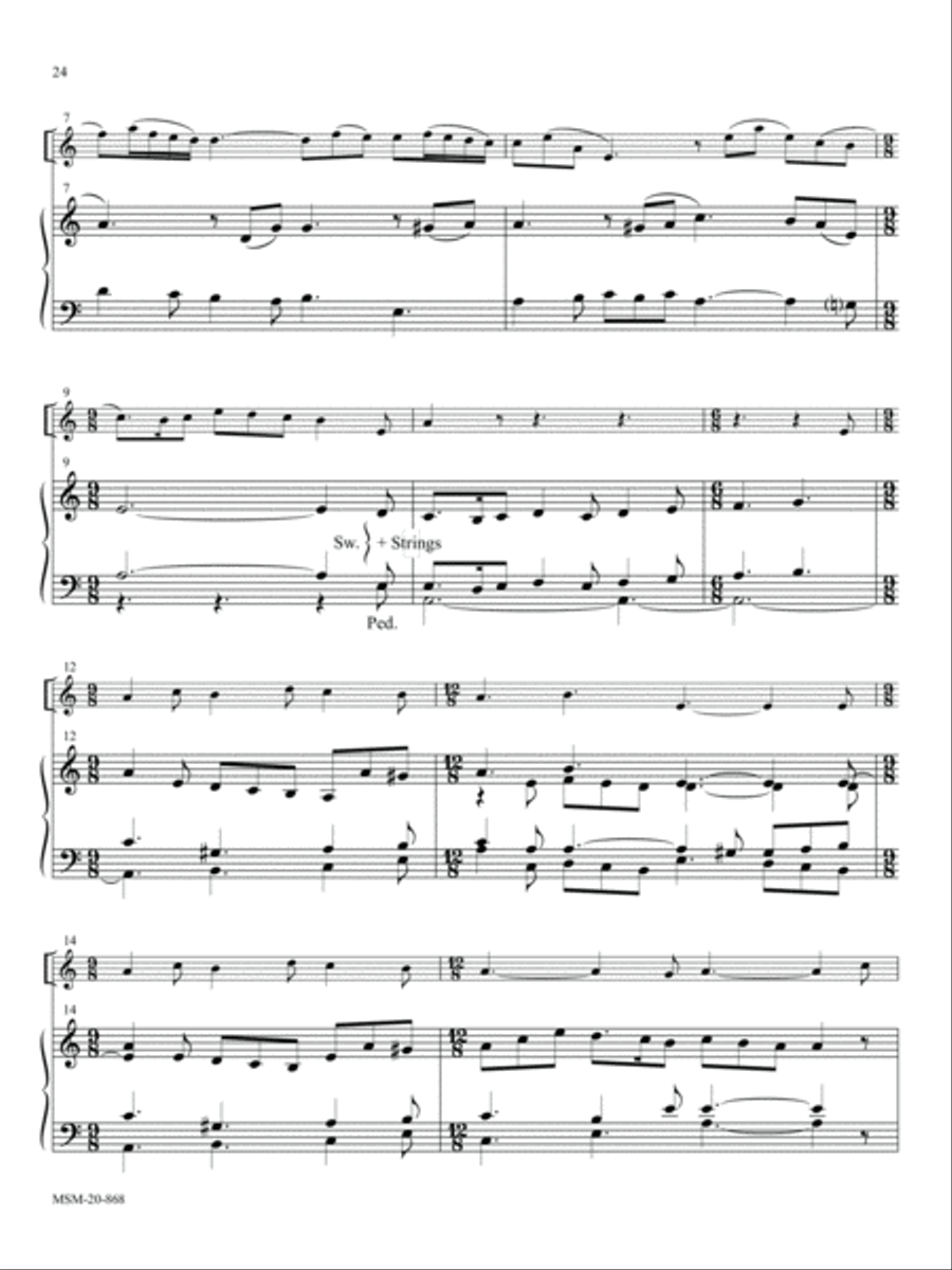Ten Pieces for Clarinet and Keyboard Clarinet Solo scores gallery preview page 13