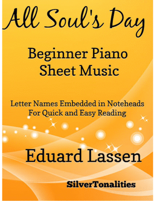 Book cover for All Soul's Day Beginner Piano Sheet Music