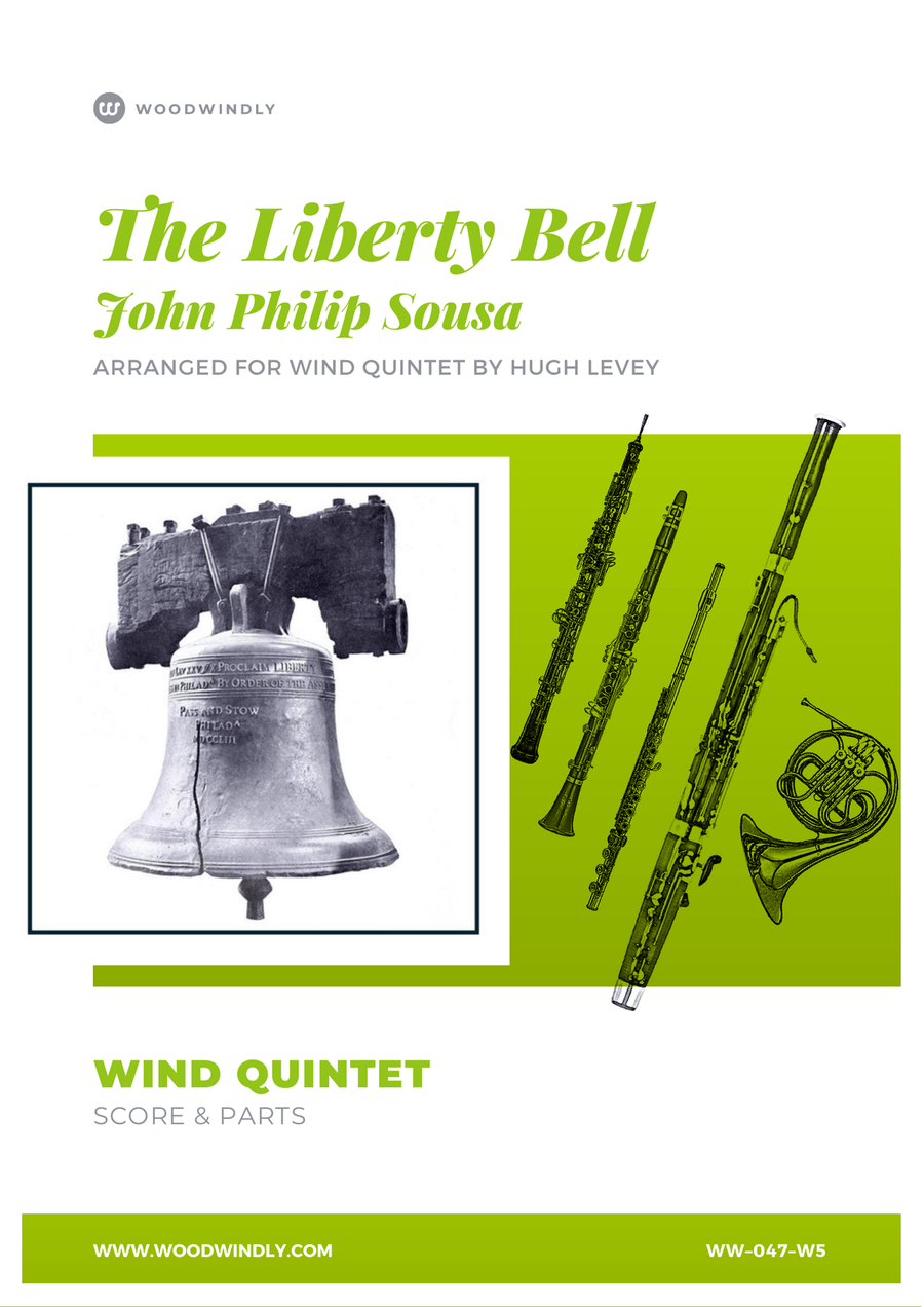 The Liberty Bell arranged for Wind Quintet Woodwind Quintet scores gallery preview page 1