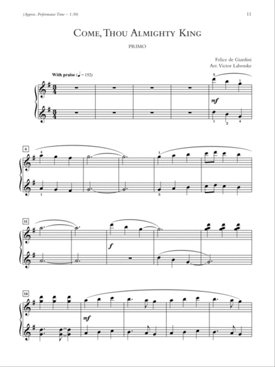 Sunday Morning Hymn Duet Companion Small Ensemble scores gallery preview page 6