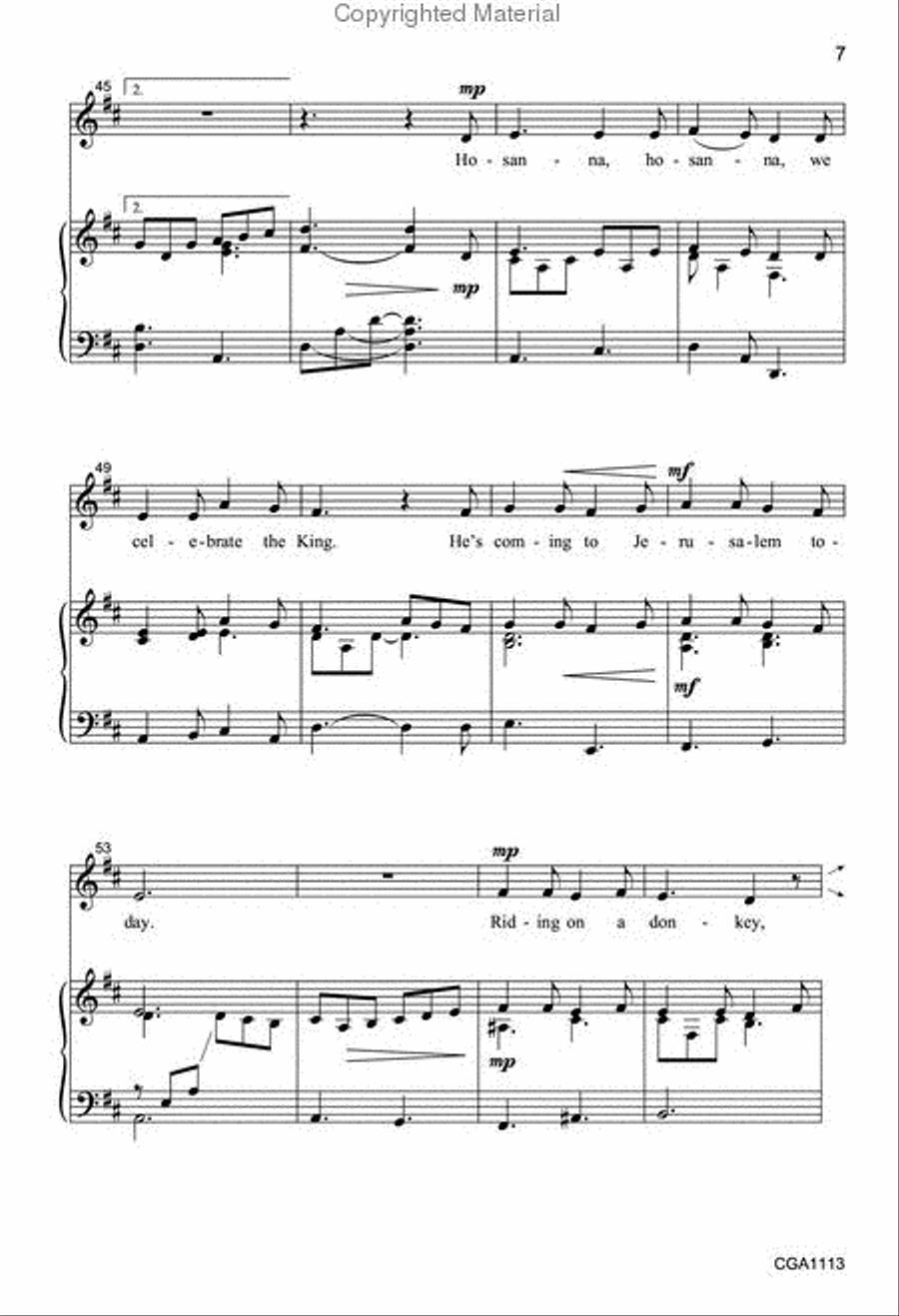 Bring Palm Branches Bring Palm Branches 2-Part scores gallery preview page 6