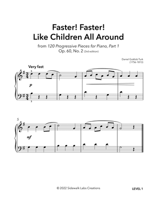 Book cover for Faster! Faster! Like Children All Around