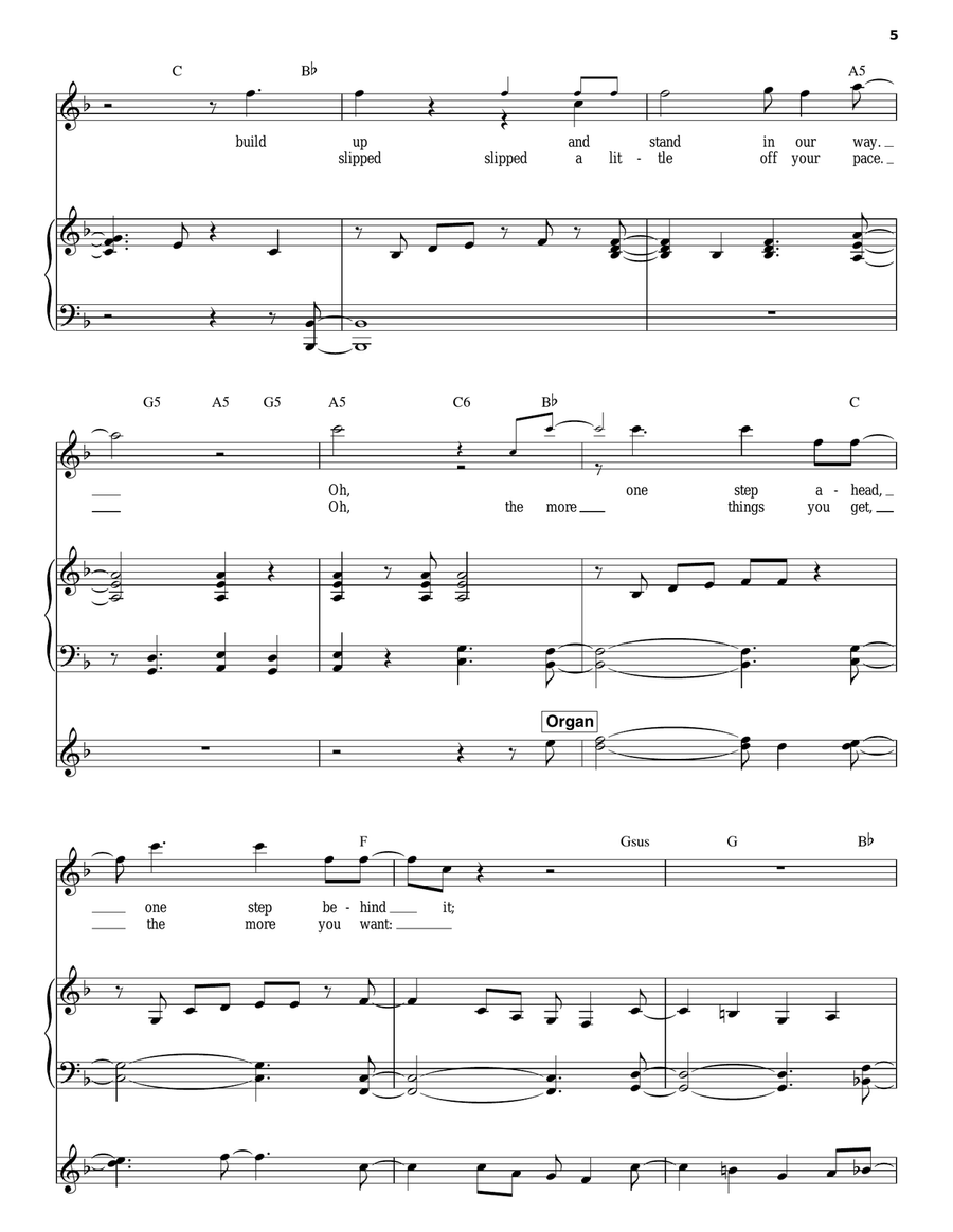 Right Now Piano scores gallery preview page 5