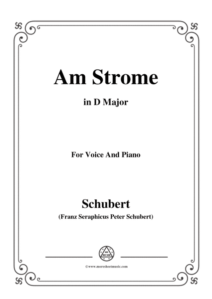 Schubert-Am Strome,Op.8 No.4,in D Major,for Voice&Piano image number null
