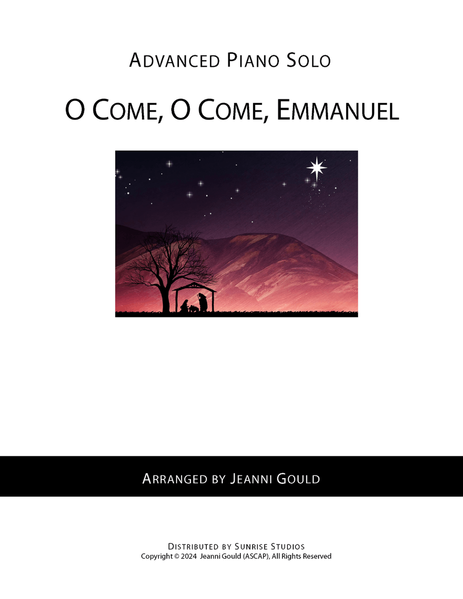 Book cover for O Come, O Come, Emmanuel ADVANCED PIANO SOLO