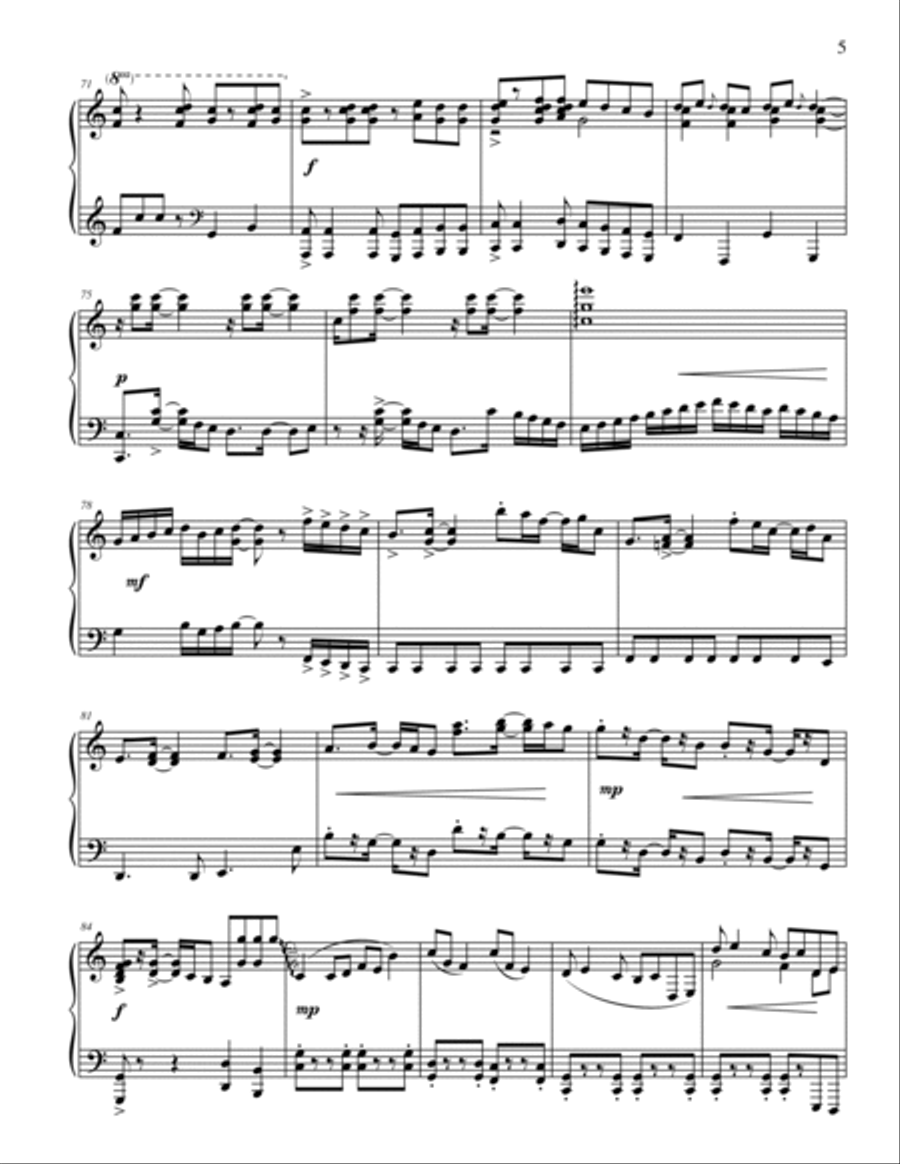 Sonata (All Movements) Piano Solo scores gallery preview page 5