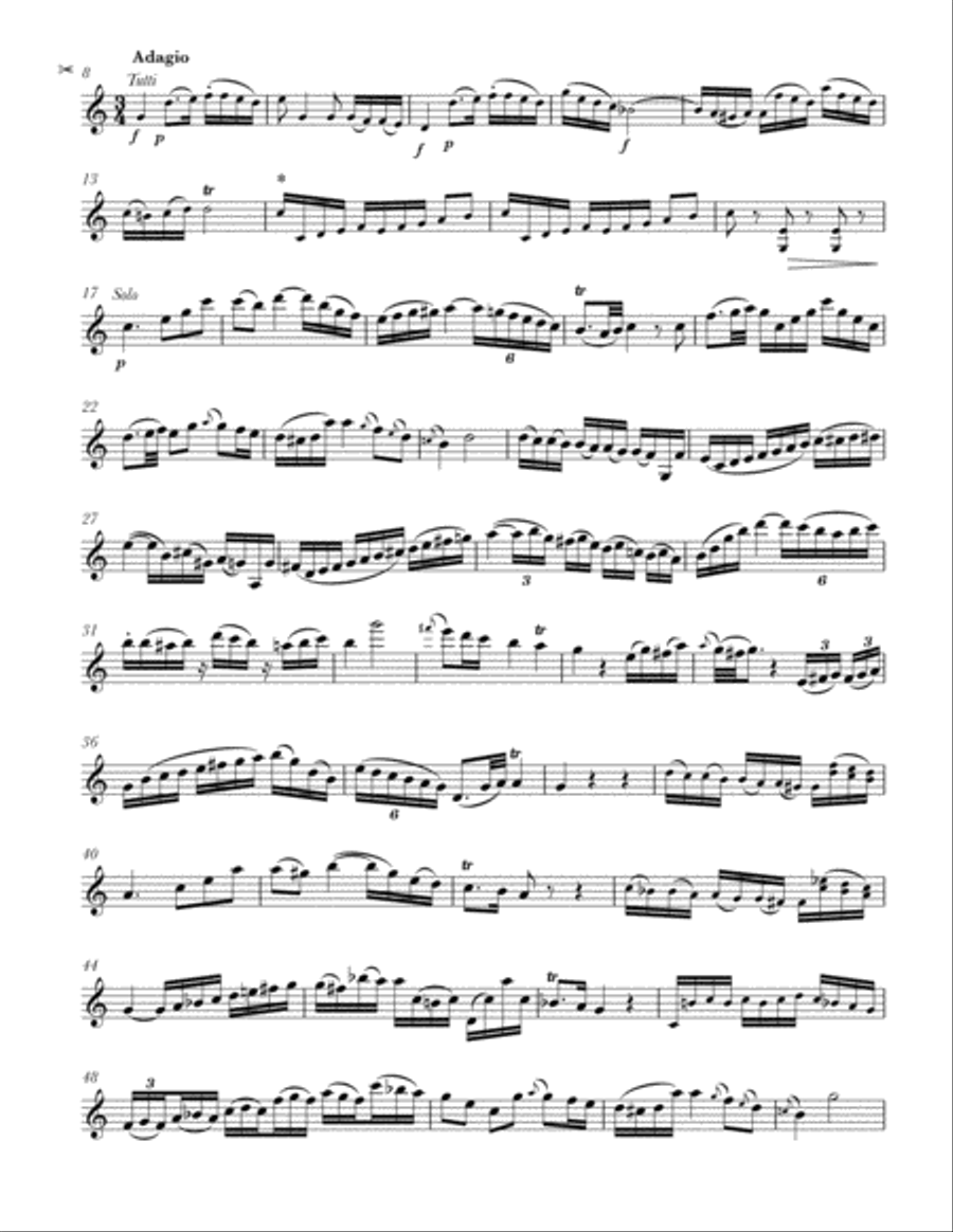 Violin Concerto in G Major (Hob. VIIa:4) Violin Concerto in G Major (Hob. VIIa:4) Violin Solo scores gallery preview page 4