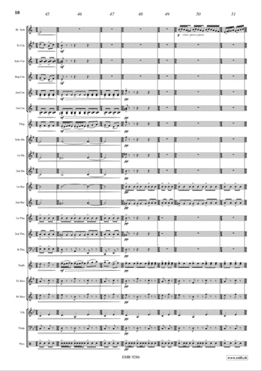 Fantasia del Tango Brass Band scores gallery preview page 10