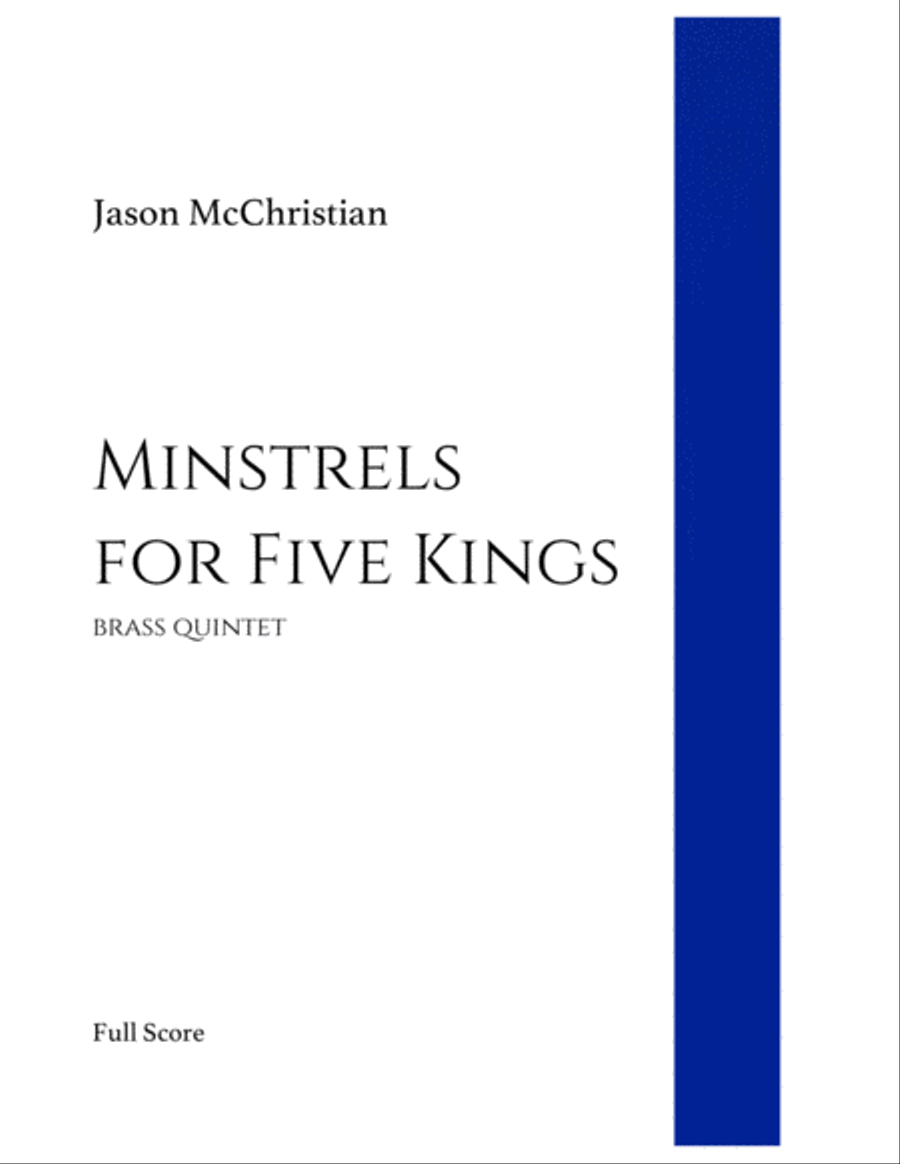 Minstrels for Five Kings - brass quintet Brass Quintet scores gallery preview page 1