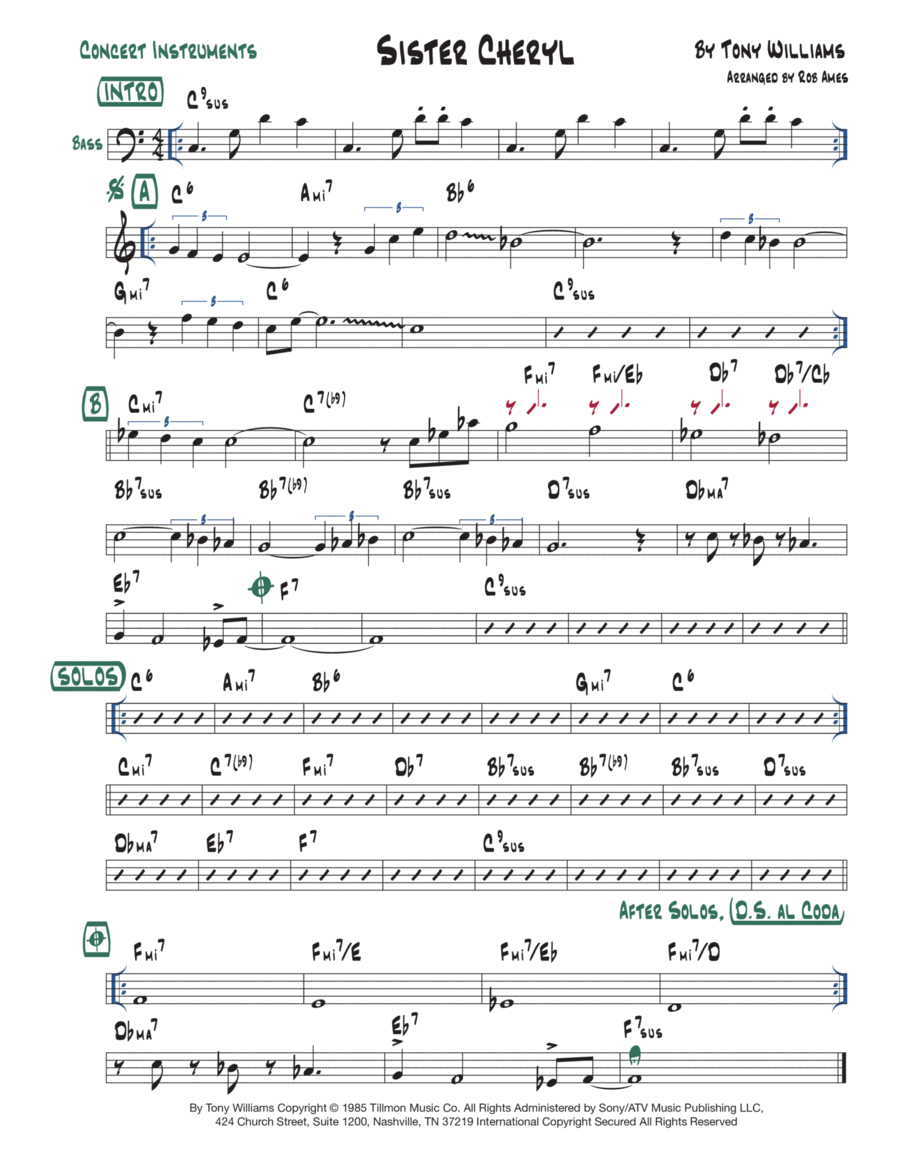Sister Cheryl Voice scores gallery preview page 1