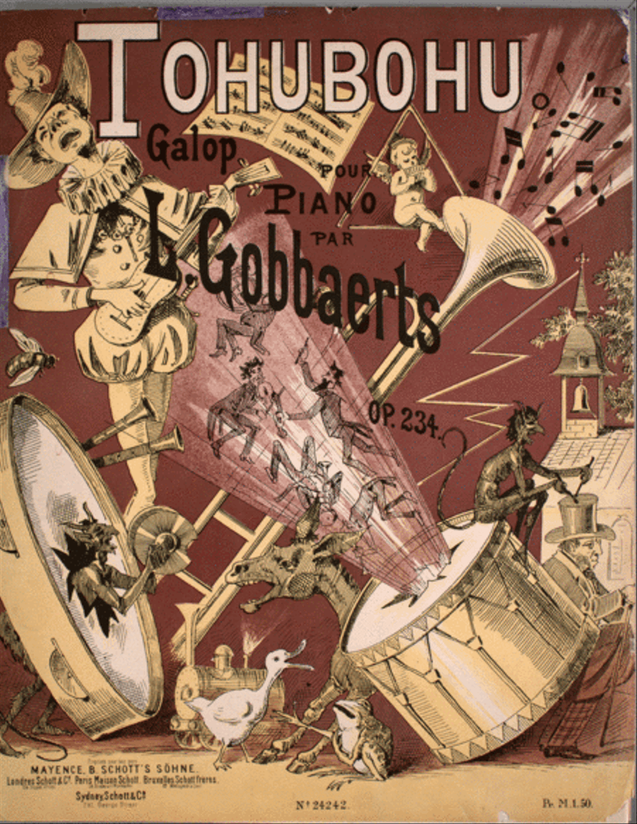 Tohubohu Galop Pour Piano Piano Solo scores gallery preview page 1