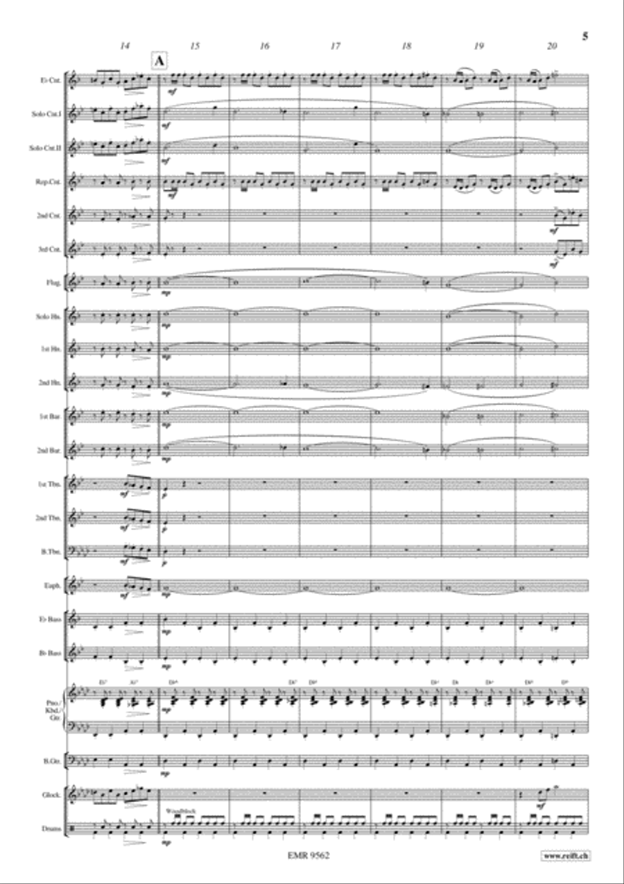 Giulietta Degli Spiriti Brass Band scores gallery preview page 6