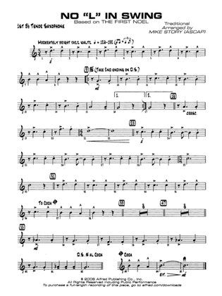 No "L" in Swing: B-flat Tenor Saxophone