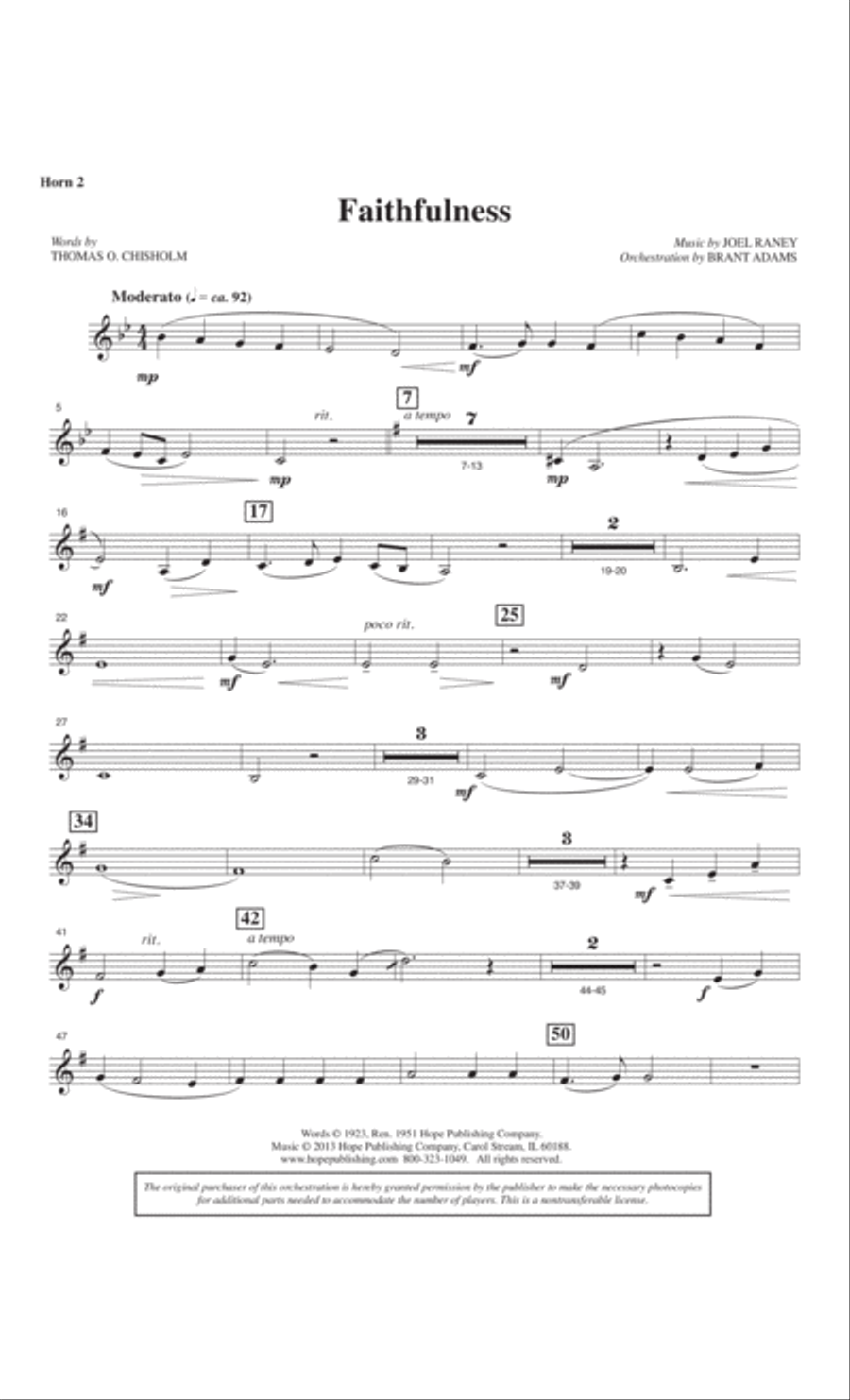 Faithfulness 4-Part scores gallery preview page 36