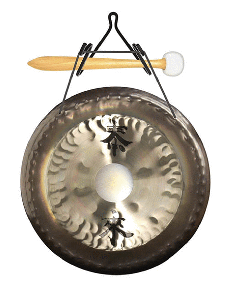 10 Deco Gong Set Wall Hanger