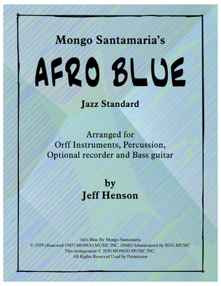 Book cover for Afro Blue