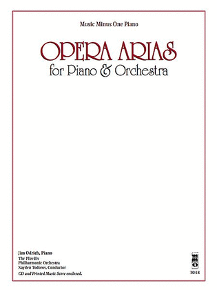 Book cover for Opera Arias for Piano & Orchestra