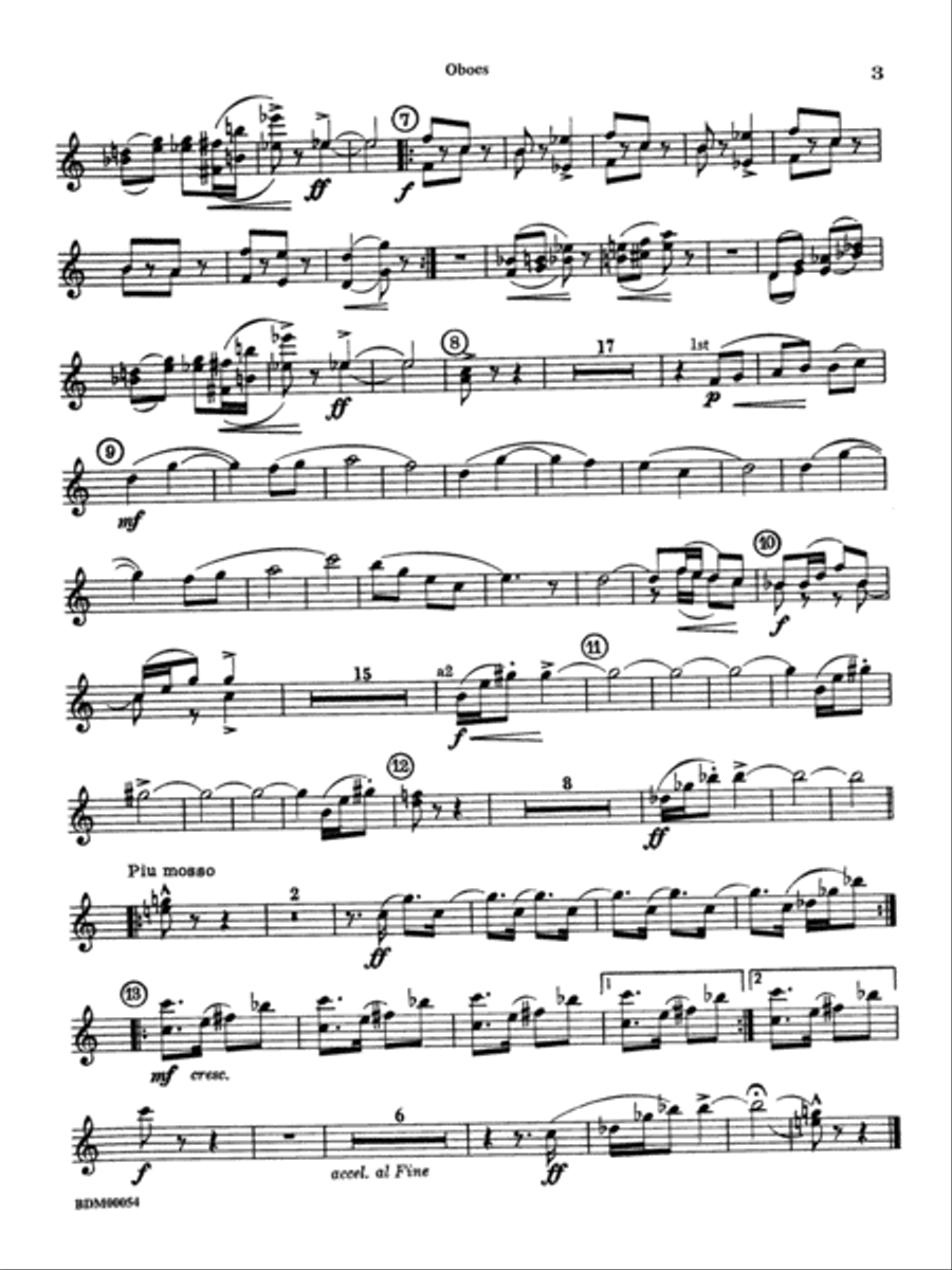 Symphonic Suite: Oboe Concert Band scores gallery preview page 2