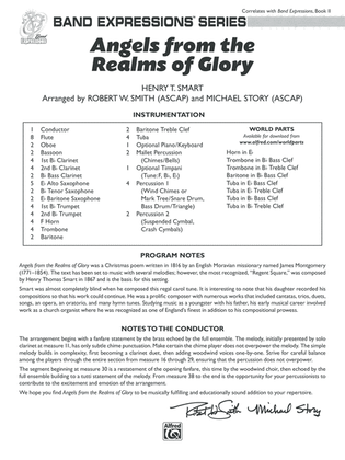 Angels from the Realms of Glory: Score
