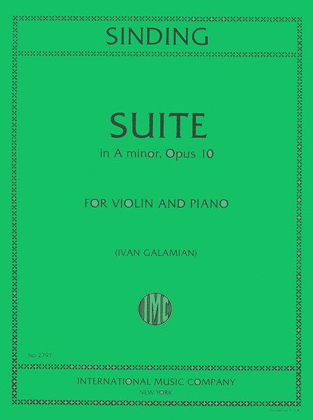 Suite in A minor, Op. 10