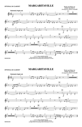Book cover for Margaritaville: Optional Bb Clarinet
