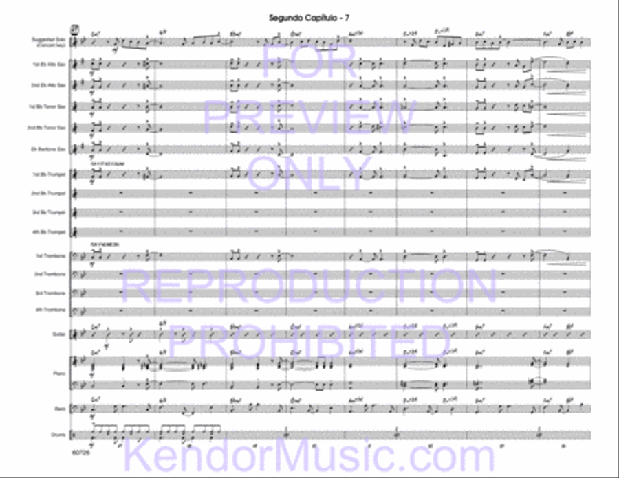 Segundo Capitulo Jazz Ensemble scores gallery preview page 9
