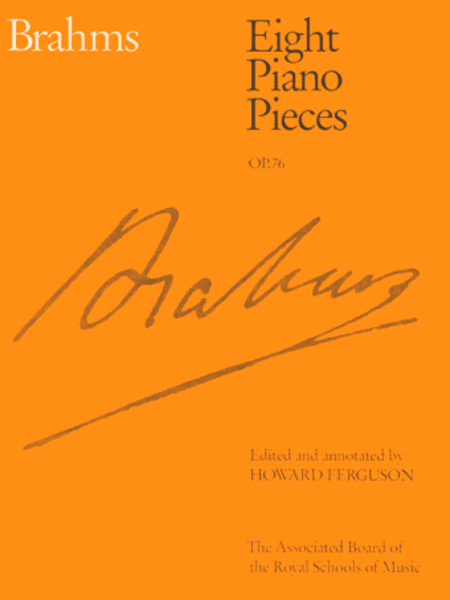 Johannes Brahms : Eight Great Suites Book II