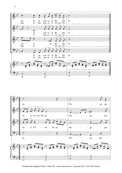 AVE MARIA by Schubert - Italian Lyrics - Choir SATB - With Choir Parts image number null