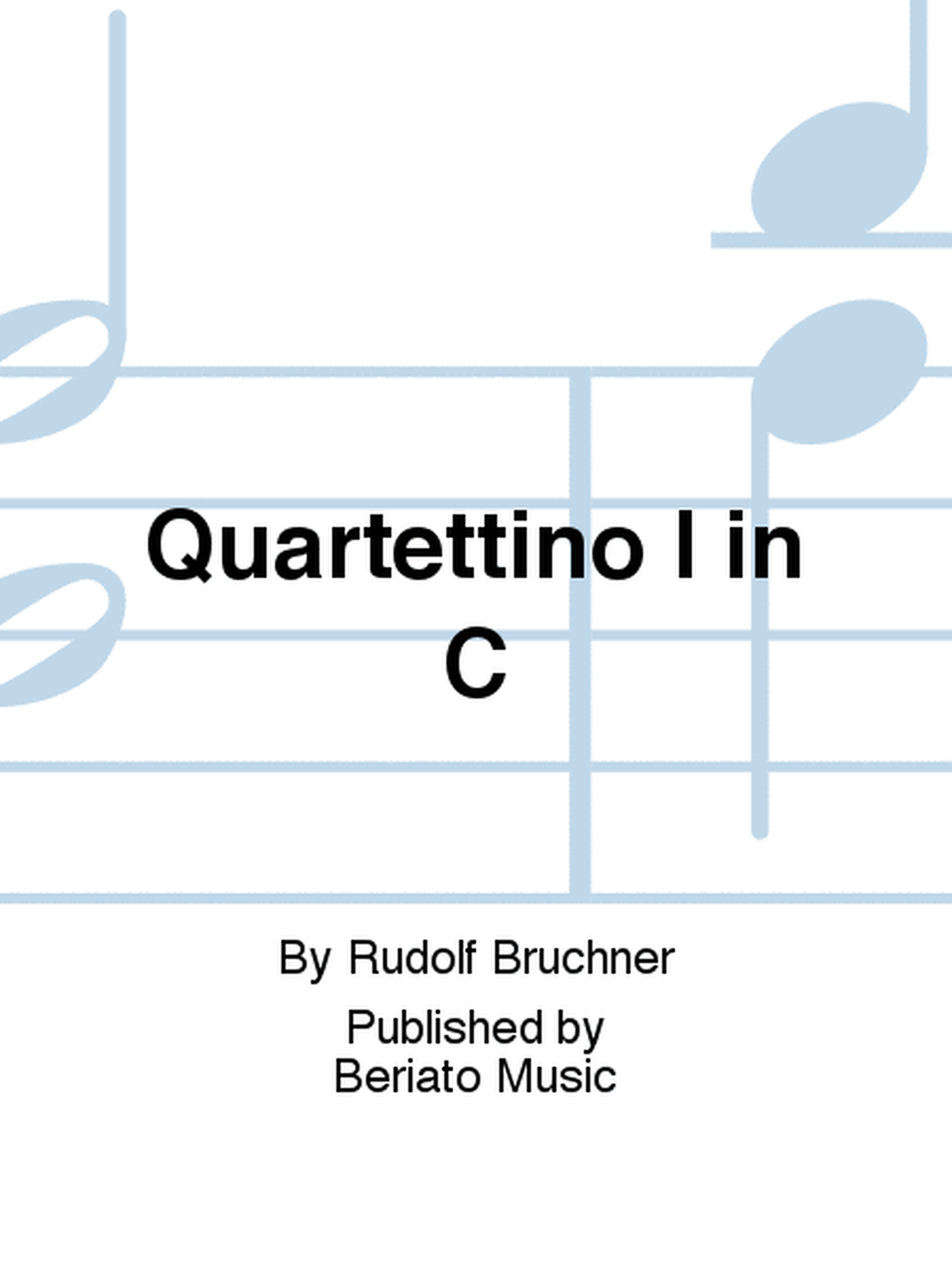 Quartettino I in C