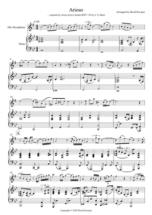 Arioso (alto sax & piano) - INT