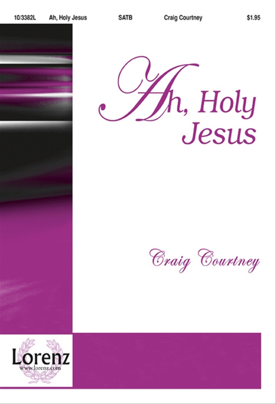 Ah, Holy Jesus 4-Part scores gallery preview page 1