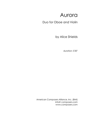 Book cover for [Shields] Aurora