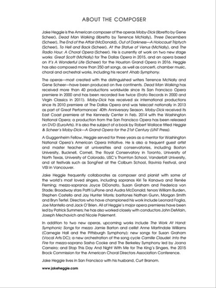 The Faces of Love – Complete, Books 1-3 Voice scores gallery preview page 6
