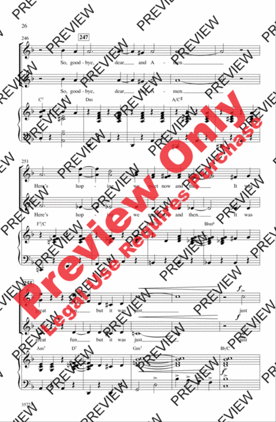 Let's Fall in Love Women's Choir scores gallery preview page 26