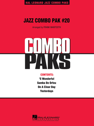 Book cover for Jazz Combo Pak #20