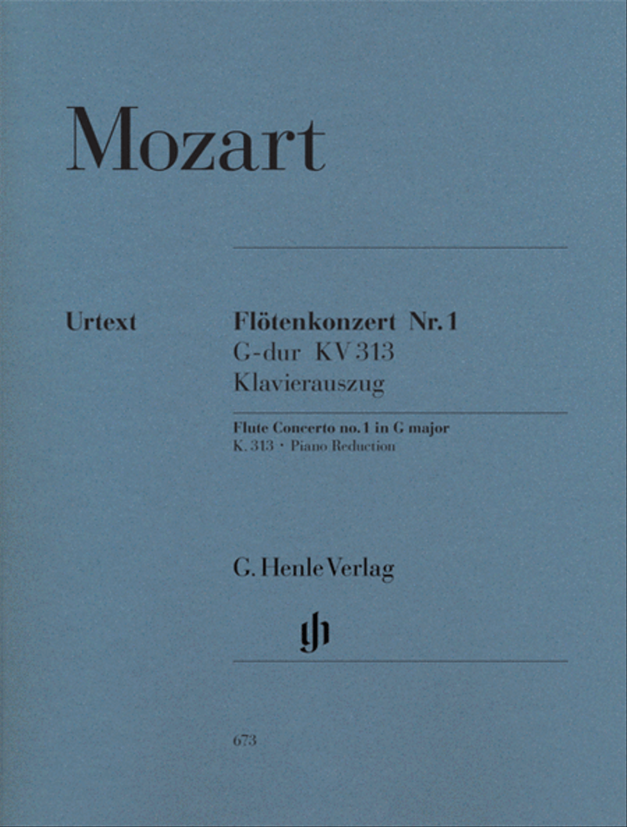 Concerto for Flute and Orchestra G major KV 313 Flute Solo scores gallery preview page 1