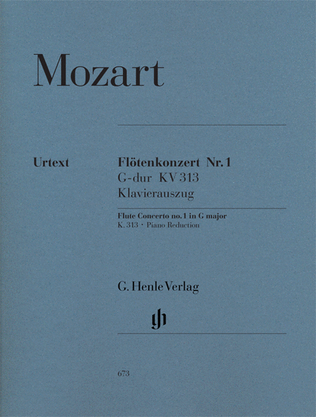 Book cover for Concerto for Flute and Orchestra G major KV 313