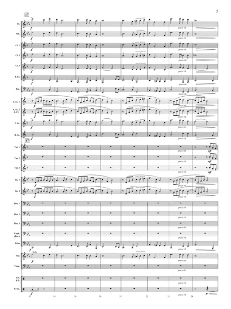 Let There Be Peace On Earth Concert Band scores gallery preview page 4