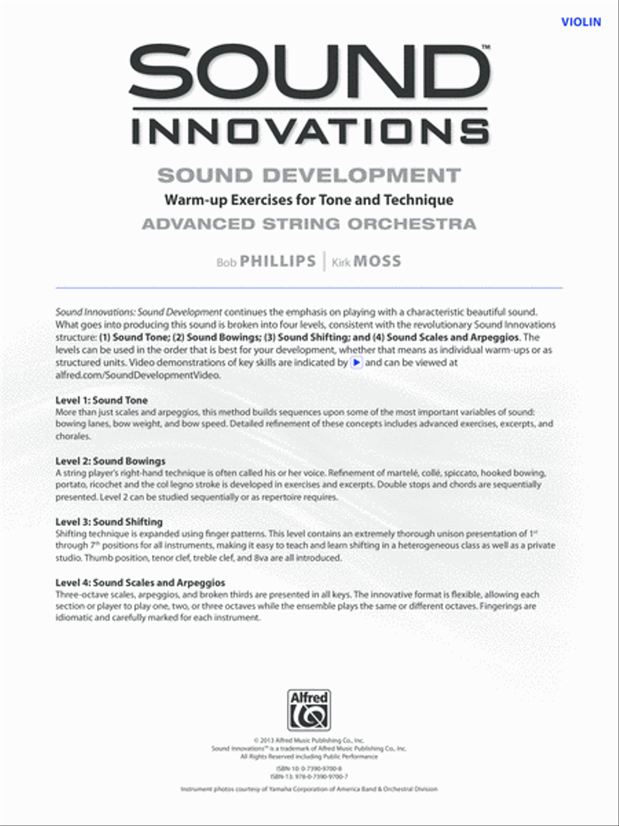 Sound Innovations for String Orchestra -- Sound Development (Advanced) Chamber Orchestra scores gallery preview page 2