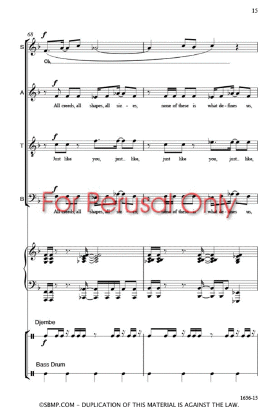 Heartbeat 4-Part scores gallery preview page 14