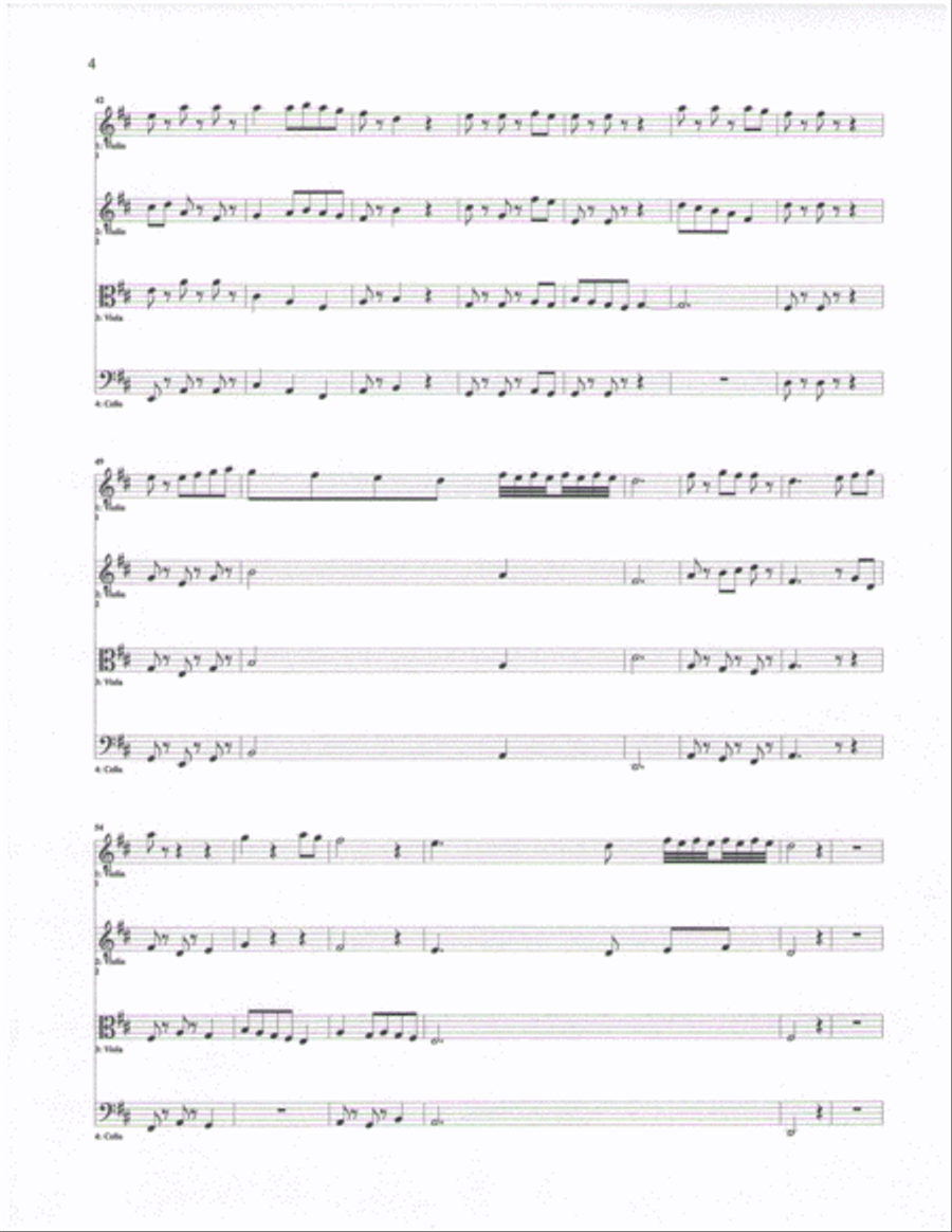 Suite Nouveau String Trio scores gallery preview page 4